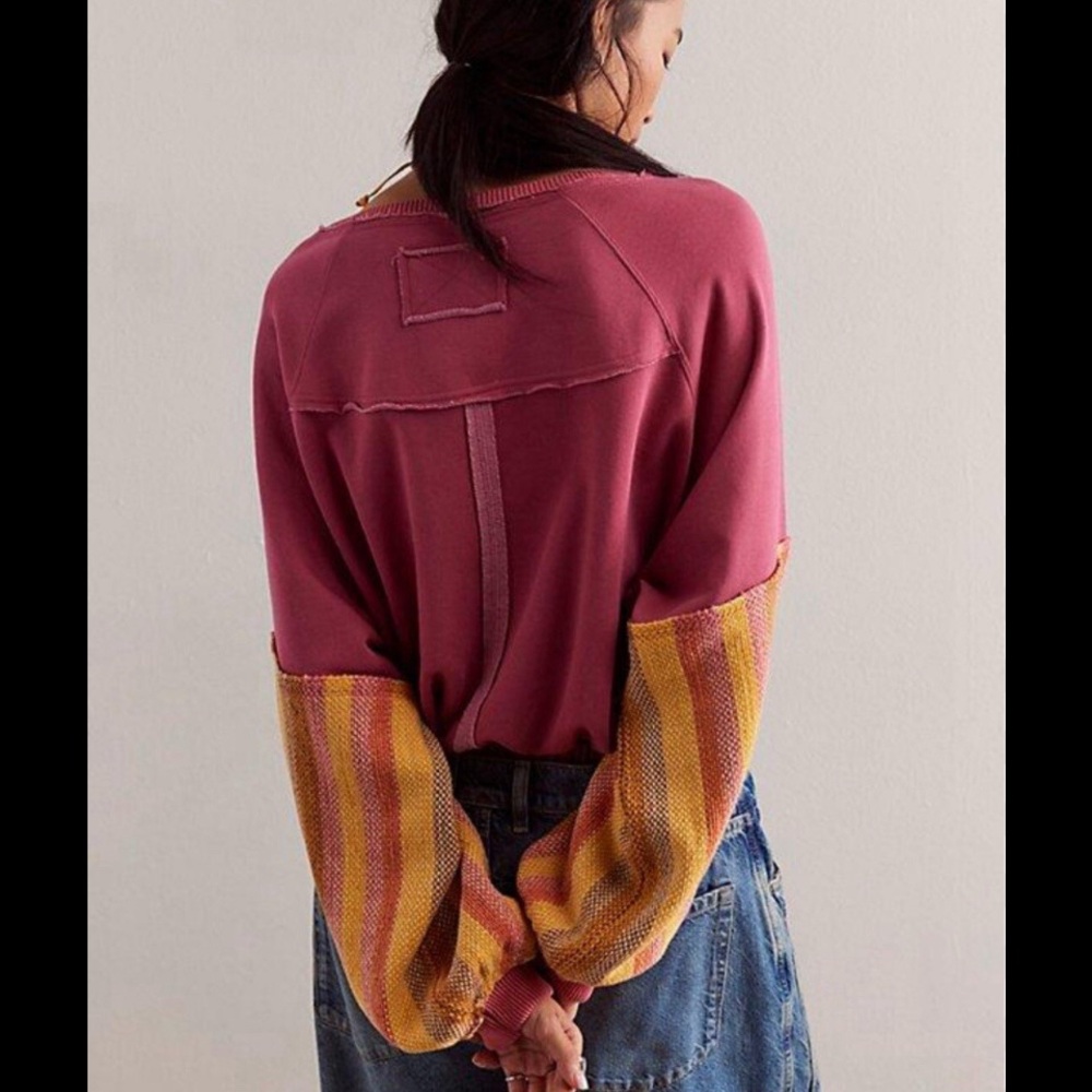 We The Free Pink and Orange Sweatshirt - Picture 4 of 15